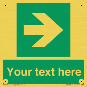 SV5234: Custom Arrow Right Sign