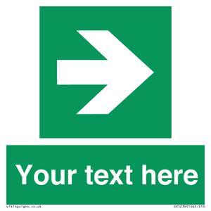 SV5234: Custom Arrow Right Sign