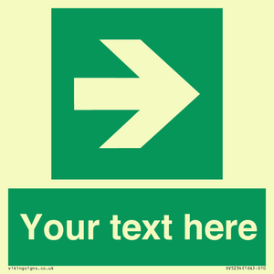 SV5234: Custom Arrow Right Sign