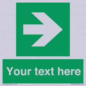 SV5234: Custom Arrow Right Sign