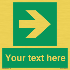 SV5234: Custom Arrow Right Sign