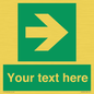 SV5234: Custom Arrow Right Sign
