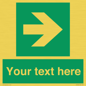 SV5234: Custom Arrow Right Sign