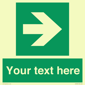 SV5234: Custom Arrow Right Sign