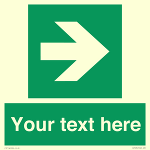 SV5234: Custom Arrow Right Sign