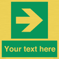 SV5234: Custom Arrow Right Sign