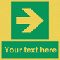 SV5234: Custom Arrow Right Sign