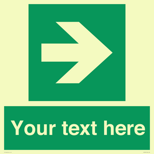 SV5234: Custom Arrow Right Sign