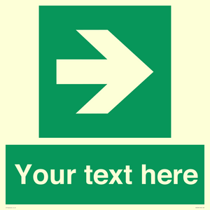 SV5234: Custom Arrow Right Sign