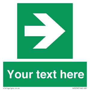 SV5234: Custom Arrow Right Sign