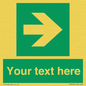 SV5234: Custom Arrow Right Sign