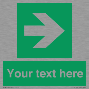 SV5234: Custom Arrow Right Sign