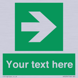 SV5234: Custom Arrow Right Sign