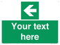 SV5235: Custom Arrow Left Sign