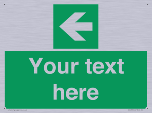 SV5235: Custom Arrow Left Sign