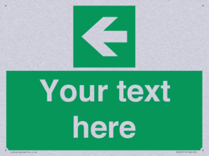 SV5235: Custom Arrow Left Sign