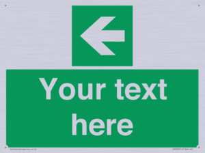 SV5235: Custom Arrow Left Sign