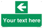 SV5235: Custom Arrow Left Sign