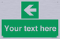 SV5235: Custom Arrow Left Sign