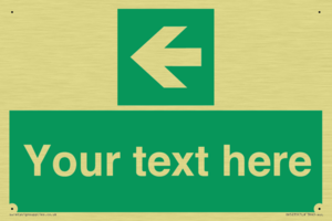 SV5235: Custom Arrow Left Sign