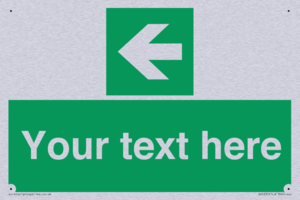 SV5235: Custom Arrow Left Sign