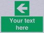 SV5235: Custom Arrow Left Sign
