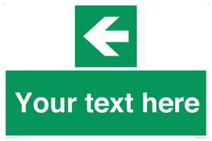 SV5235: Custom Arrow Left Sign