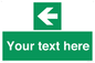 SV5235: Custom Arrow Left Sign