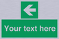 SV5235: Custom Arrow Left Sign