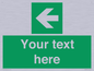 SV5235: Custom Arrow Left Sign