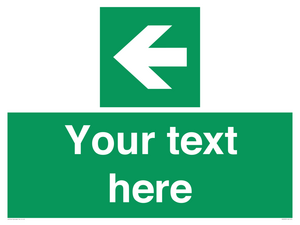 SV5235: Custom Arrow Left Sign