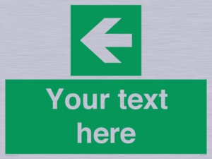 SV5235: Custom Arrow Left Sign