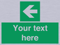 SV5235: Custom Arrow Left Sign