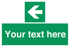 SV5235: Custom Arrow Left Sign