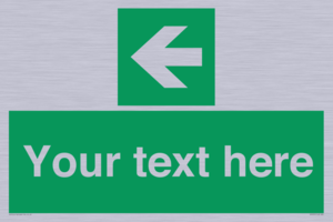 SV5235: Custom Arrow Left Sign