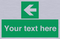 SV5235: Custom Arrow Left Sign