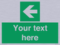 SV5235: Custom Arrow Left Sign