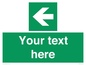 SV5235: Custom Arrow Left Sign