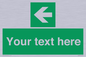 SV5235: Custom Arrow Left Sign