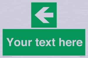 SV5235: Custom Arrow Left Sign