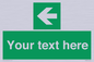 SV5235: Custom Arrow Left Sign