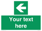 SV5235: Custom Arrow Left Sign