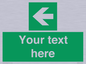 SV5235: Custom Arrow Left Sign