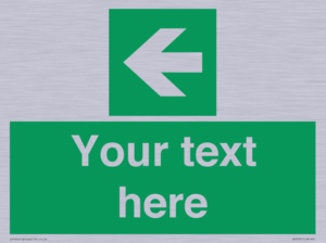 SV5235: Custom Arrow Left Sign