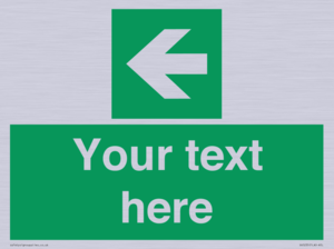 SV5235: Custom Arrow Left Sign