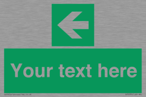 SV5235: Custom Arrow Left Sign