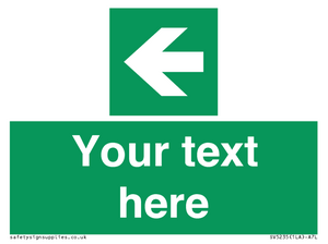 SV5235: Custom Arrow Left Sign