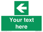 SV5235: Custom Arrow Left Sign
