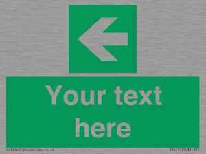 SV5235: Custom Arrow Left Sign