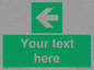 SV5235: Custom Arrow Left Sign